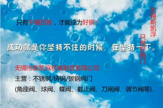 只有千錘百煉,才能成為好鋼----無(wú)錫斯凱浮氣動(dòng)角座閥廠家
